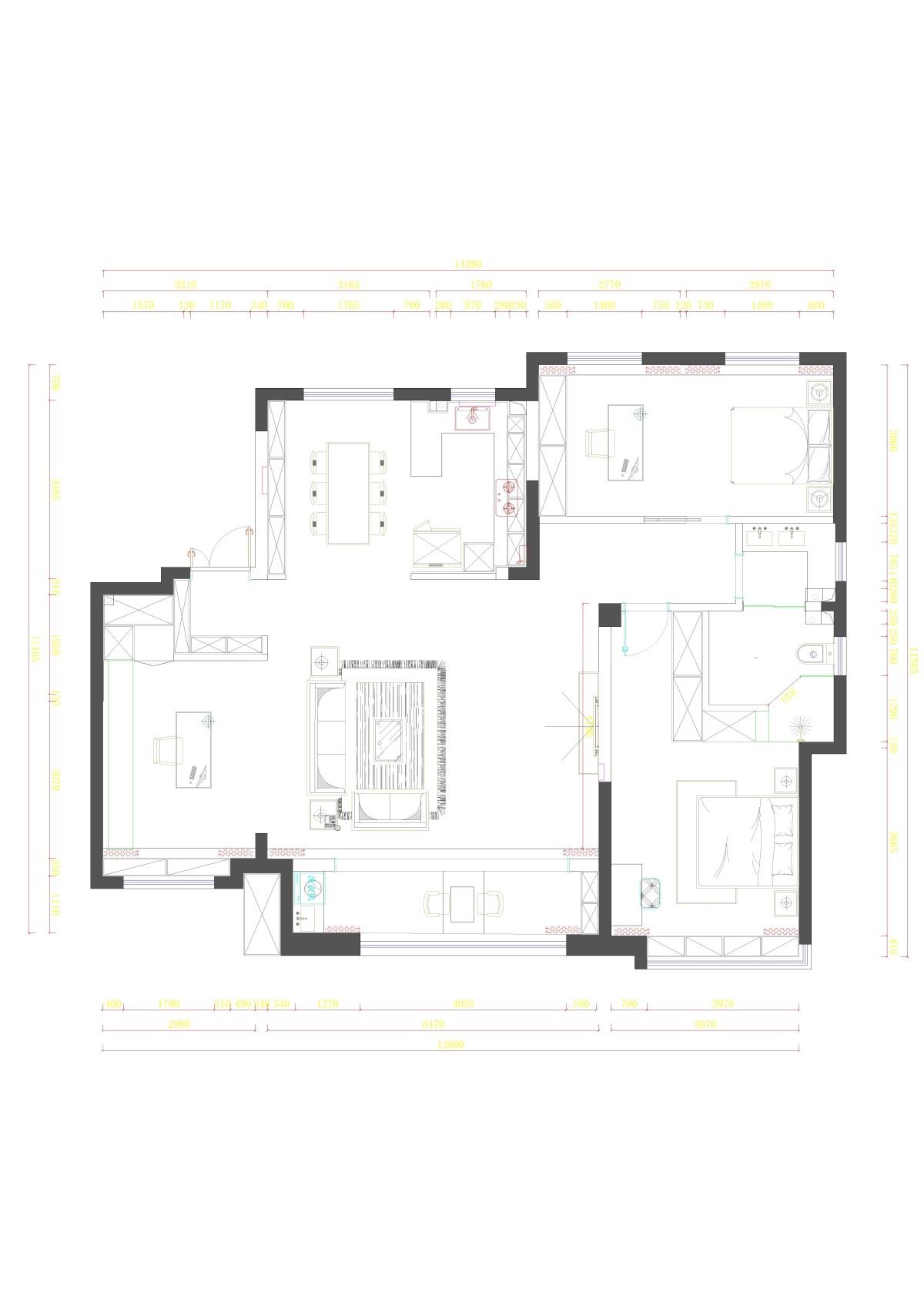 綠地海珀蘭軒 15-1-10901 四室三衛(wèi)-Model